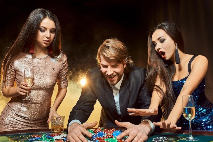 ddakji live-dealer studio with blackjack table and professional dealers