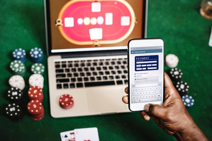 Live dealer in professional studio environment